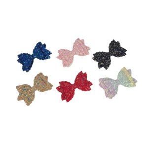 Ro accessories Παιδικό κλιπ μαλλιών glitter φιόγκος 16-0053