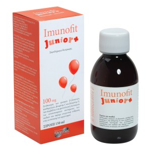 Imunofit Junior 100mg Παιδικό Σιρόπι Για Ενίσχυση Του Ανοσοποιητικού Συστήματος, 150ml 