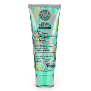 Natura Siberica Bereza Polar White Birch Restoring & Calming Face Gel Mask Μάσκα Προσώπου, 100ml