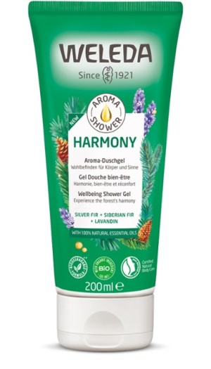 Weleda Aroma Shower Harmony Κρεμοντούς με Λευκή Ελάτη & Λεβαντίνη, 200ml