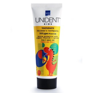 Intermed Unident Kids Toothpaste Παιδική Οδοντόκρεμα 500ppm, 50ml