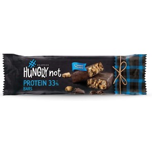HUNGRY NOT ΜΠΑΡΑ ΠΡΩΤΕΙΝΗΣ 45gr. - (ΜΑΥΡΗ ΣΟΚΟΛΑΤΑ - ΜΠΙΣΚΟΤΟ)