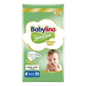 BABYLINO ΠΑΝΑ VALUE SENSITIVE No 4+ (10-15kg) - (46τεμ.)