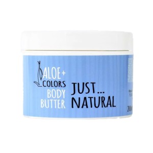 Aloe Colors Just Natural Body Butter Πλούσια Ενυδάτωση με Άρωμα Φρεσκάδας, 200ml