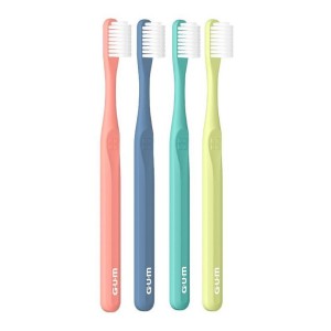 Gum 410 Classic Compact Medium Οδοντόβουρτσα Μέτρια με Μικρή Κεφαλή, 1τμχ