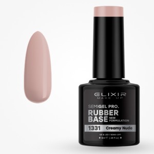 Elixir Semigel Ημιμόνιμο Βερνίκι Νυχιών Creamy Nude 1331, 8ml