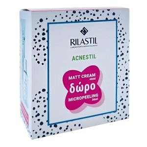 Rilastil Promo Acnestil Matt Ενυδατική Κρέμα, 40ml & Δώρο Micropeeling Ήπια Απολεπιστική Λοσιόν, 30ml