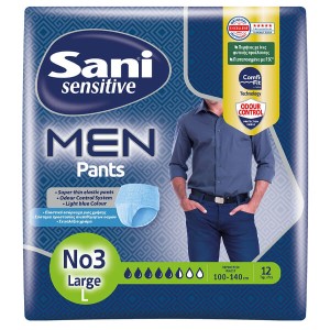 SANI MEN PANTS ΕΣΩΡΟΥΧΟ Νo 3 (12τεμ.) - (LARGE)