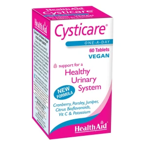 Health Aid Cysticare Συμπλήρωμα Διατροφής με Κράνμπερυ, Μαϊντανό & Βιοφλαβονοειδή, 60tabs