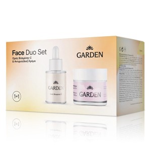 Garden Face Duo Σετ Περιποίησης No.7 Περιποίησης για Αντιγήρανση με Αντιρυτιδική Κρέμα για Πρόσωπο και Μάτια 50ml & Ορός Βιταμίνης C 30ml, 1σετ