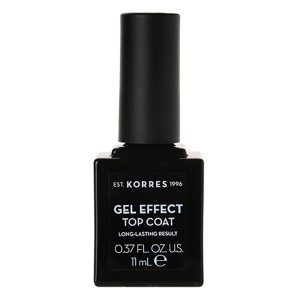 Korres Gel Effect Βερνίκι Νυχιών Top Coat, 11ml