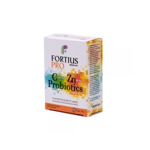 Geoplan Nutraceuticals Fortius Pro Συμπλήρωμα με Βιταμίνη C και Ψευδάργυρο για την Ενίσχυση του Ανοσοποιητικού, 60 ταμπλέτες