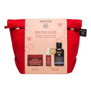 Apivita Promo Beevine Elixir Αντιρυτιδική Κρέμα για Σύσφιξη & Lifting Πλούσιας Υφής 50ml + ΔΩΡΟ Mini Beevine Elixir Ορός Ενεργοποίησης Σύσφιξης & Lifting 10ml & Mini Αφρός Καθαρισμού για Πρόσωπο & Μάτια 75ml