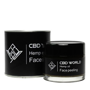 CBD World Hemp Oil Face Peeling Απολεπιστικό Προσώπου, 50ml
