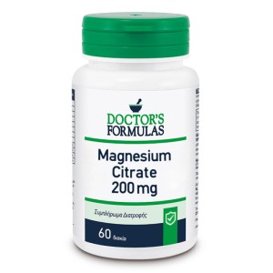 Doctors Formulas Magnesium Citrate 200mg Συμπλήρωμα Διατροφής, 60δισκία