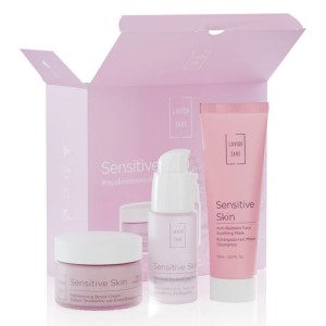 Lavish Care Skin Care Essentials Triplet - Sensitive Skin Σετ Τριών Μοναδικών Προϊόντων Περιποίησης Προσώπου, 1σετ