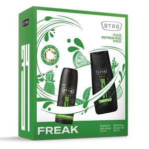 STR8 Freak Set Deod.Spray, 150ml & Shower Gel, 250ml