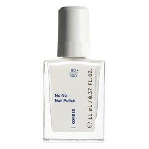 Korres No No Nail Polish Βερνίκι Νυχιών 01 Pure White, 11ml