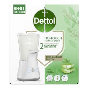 Dettol No-touch Αυτόματη Συσκευή Κρεμοσάπουνου & Ανταλλακτικό Aloe Vera, 250ml
