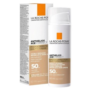 La Roche Posay Anthelios Age Correct Αντηλιακή Κρέμα Προσώπου SPF50 με Χρώμα, 50ml
