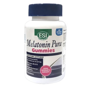 ESI Melatonin Pura Gummies  Για την αντιμετώπιση της Αϋπνίας & του Jet Lag, 60ζελεδάκια