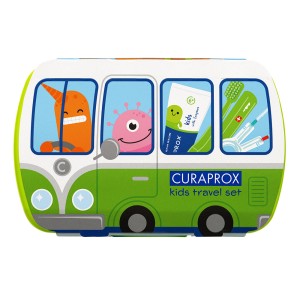 Curaprox Travel Set Kids Πράσινο, 1σετ