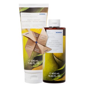 Korres Special Gift Set Αχλάδι Περγαμόντο για Καθαρισμό Σώματος με Αφρόλουτρο 400ml & Κρέμα Σώματος 235ml, 1σετ