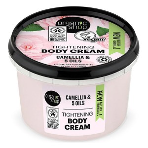Natura Siberica Organic Shop Συσφικτική Κρέμα Σώματος Καμέλια & 5 Έλαια, 250ml