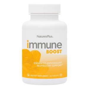 Natures Plus Immune Boost για την Υποστήριξη του Αναπνευστικού Συστήματος, 60tabs