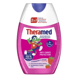 Theramed Junior 2σε1 Παιδική Οδοντόκρεμα 6ετών+, 75ml