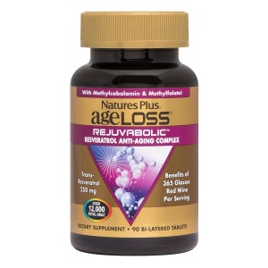 Natures Plus AgeLoss Rejuvabolic με Αντιοξειδωτικά, 90 ταμπλέτες