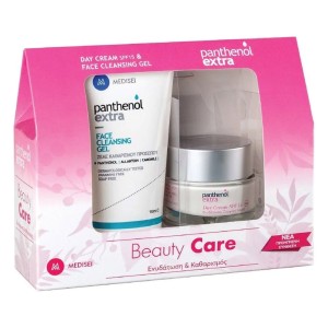 Medisei Panthenol Extra Set Περιποίησης & Ομορφιάς Day Cream Spf15, 50ml & Face Cleansing Gel, 150ml