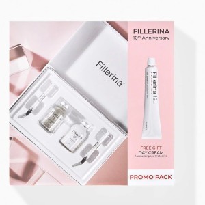 Fillerina Promo 12 HA Densifying-Filler Face Treatment Grade 5 & Δώρο Filler Day Cream Grade 5, 1σετ