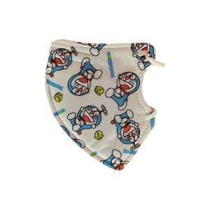 Παιδική Μάσκα Προστασίας KN95 Λευκή Doraemon, 1τμχ