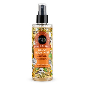 Organic Shop Body Desserts Vanilla Milkshake Body Mist Λάμψης, 200ml