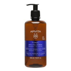 Apivita Mens Tonic Τονωτικό Σαμπουάν Κατά της Τριχόπτωσης για Άνδρες με Ιπποφαές TC & Δενδρολίβανο, 500ml