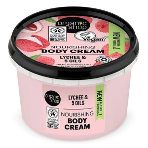 Natura Siberica Organic Shop Θρεπτική Κρέμα Σώματος με Λίτσι & 5 Έλαια, 250ml