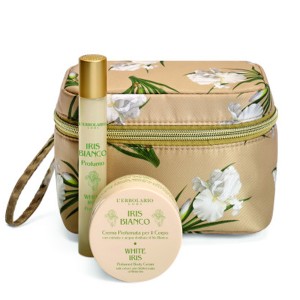LErbolario Iris Bianco Limited Edition Mini Beauty Case Πακέτο με Άρωμα 15ml & Κρέμα σώματος 75ml, 1σετ