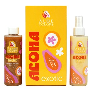 Aloe Colors Καλοκαιρινό Πακέτο με Aloha Exotic Invisible Oil Mist 150ml & Repairing Invisible Ξηρό Λάδι με Άρωμα Φρούτων,150ml