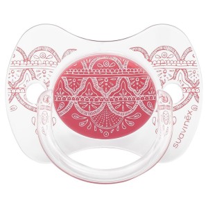 Suavinex Couture Premium Σιλικόνης Δαντέλα Ροζ 18+m 1τμχ
