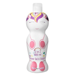 Unicorn 2 σε 1 Παιδικό Αφρόλουτρο & Σαμπουάν, 400ml