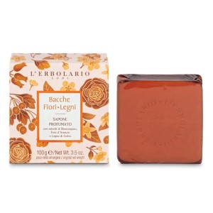 LErbolario Bacche Fiori Legni Αρωματικό Σαπούνι, 100g