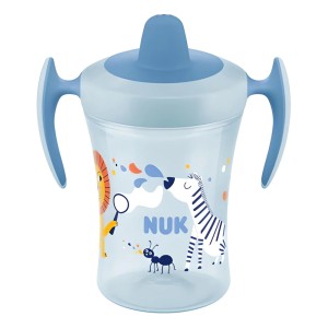 Nuk Trainer Cup Εκπαιδευτικό Ποτηράκι με Μαλακό Ρύγχος Πράσινο Βατραχάκι 6m+, 230ml