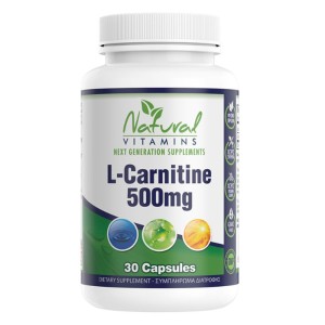 Natural Vitamins L-Carnitine 500mg, 30κάψουλες