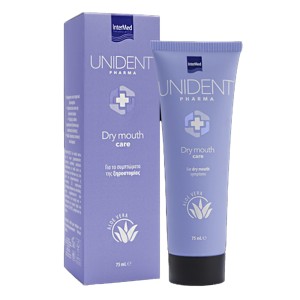 Intermed Unident Pharma Dry Mouth Care Οδοντόκρεμα για τα Συμπτώματα της Ξηροστομίας, 75ml