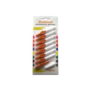 Stoddard Dental Icon Μεσοδόντια Βουρτσάκια 0.45mm σε χρώμα Πορτοκαλί, 8τμχ