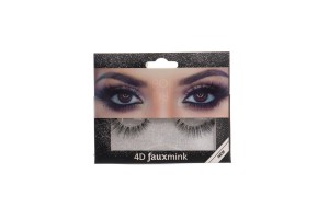 Ro-Ro Accessories 4D Fauxmink Βλεφαρίδες Με Κόλλα, 1τμχ