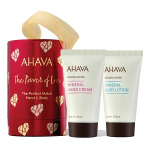 Ahava Σετ Περιποίησης Σώματος Mineral Κρέμα Χεριών 40ml & Mineral Body Lotion 40ml, 1σετ