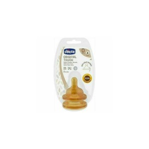 Chicco Original Touch Θηλή Καουτσούκ Κανονική Ροή 0m+, 2τεμ