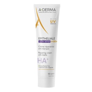 A-Derma Epitheliale HA+ Ultra Repair Cream Προστατευτική Επανορθωτική Κρέμα Κατά Των Σημαδιών SPF50+, 100ml